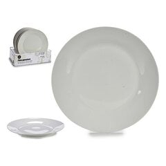Taldrik Portselan valge Ø 24,5 cm цена и информация | Посуда, тарелки, обеденные сервизы | kaup24.ee