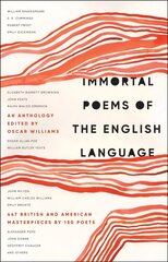 Immortal Poems of the English Language цена и информация | Поэзия | kaup24.ee