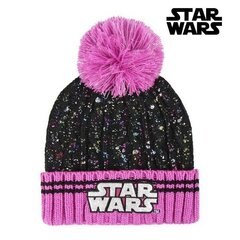 Laste müts Star Wars 2621 must (üks suurus) цена и информация | Шапки, перчатки, шарфы для девочек | kaup24.ee