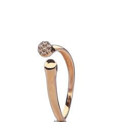 Золотое кольцо с цирконами цена и информация | Кольцо | kaup24.ee