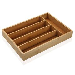 Söögiriistade Organiseerija Versa puit bambus (25 x 5 x 35 cm) цена и информация | Столовые приборы | kaup24.ee