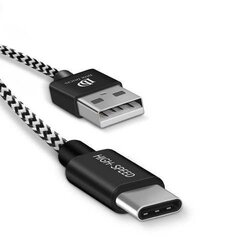 Dux Ducis K-ONE Series USB / USB-C Cable 2.1A 3M black (3) hind ja info | Mobiiltelefonide kaablid | kaup24.ee