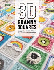 3D Granny Squares: 100 crochet patterns for pop-up granny squares hind ja info | Kunstiraamatud | kaup24.ee