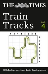 Times Train Tracks Book 4: 200 Challenging Visual Logic Puzzles hind ja info | Tervislik eluviis ja toitumine | kaup24.ee