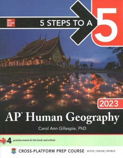 5 Steps to a 5: AP Human Geography 2023 цена и информация | Ühiskonnateemalised raamatud | kaup24.ee