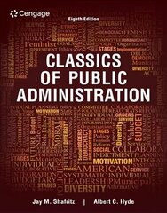 Classics of Public Administration 8th edition hind ja info | Ühiskonnateemalised raamatud | kaup24.ee