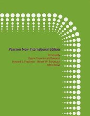 Personality: Classic Theories and Modern Research: Pearson New International Edition 5th edition цена и информация | Книги по социальным наукам | kaup24.ee
