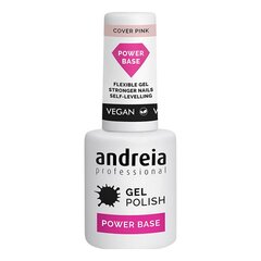 Poolpüsi küünelakk Gel Polish Power Base Andreia roosa (10,5 ml) цена и информация | Лаки для ногтей, укрепители для ногтей | kaup24.ee