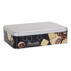 Metallpurk Privilege Biscuits köök (22 x 16 x 6 cm) цена и информация | Посуда для хранения еды | kaup24.ee