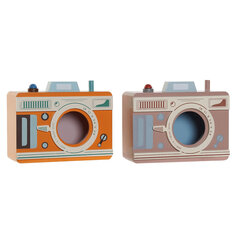 Rahakassa DKD Home Decor oranž roosa fotokaamera puit MDF (2 pcs) hind ja info | Originaalsed rahakassad | kaup24.ee