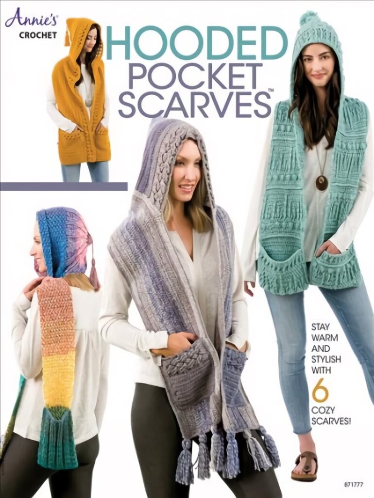 Hooded Pocket Scarves: Stay Warm and Stylish with 6 Cozy Scarves! цена и информация | Tervislik eluviis ja toitumine | kaup24.ee