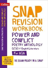 AQA Poetry Anthology Power and Conflict Workbook: Ideal for Home Learning, 2022 and 2023 Exams цена и информация | Книги для подростков и молодежи | kaup24.ee