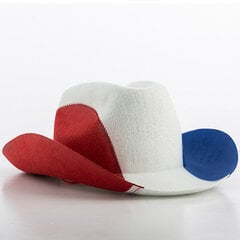 Prantsusmaa lipuga Kauboi müts hind ja info | Karnevali kostüümid | kaup24.ee