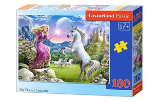 Пазл Castorland My Friend Unicorn, 180 деталей цена и информация | Пазлы | kaup24.ee