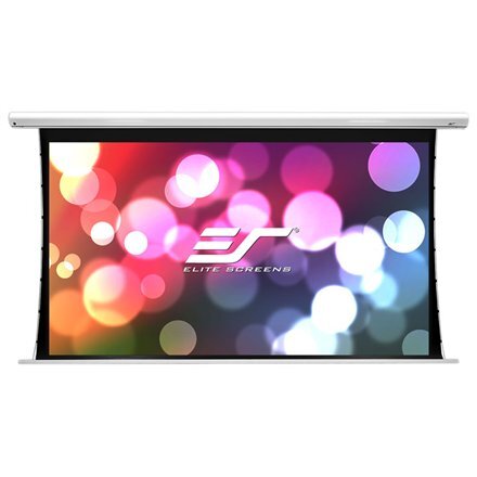 Elite Screens Saker Tab-Tension Series SKT120XHW-E10 Diagonal 120 ", 16:9, Viewable screen width (W) 266 cm, White hind ja info | Projektori ekraanid | kaup24.ee