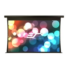 Elite Screens Saker Tab-Tension Series SKT120UHW-E10 Diagonal 120 ", 16:9, Viewable screen width (W) 266 cm, Black hind ja info | Projektori ekraanid | kaup24.ee