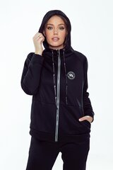 Женская толстовка SPORTING HOODIE ZIP, черная цена и информация | Спортивная одежда для женщин | kaup24.ee