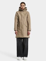 Naiste kevad/sügis parka Didriksons Elsie Womens 2, beež цена и информация | Женские куртки | kaup24.ee