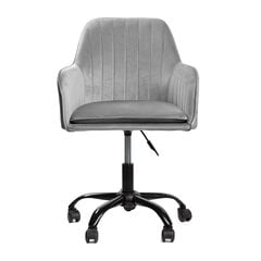 Велюровый вращающийся стул Teill, розовый, 55x54.5x80-90см цена и информация | Офисные кресла | kaup24.ee
