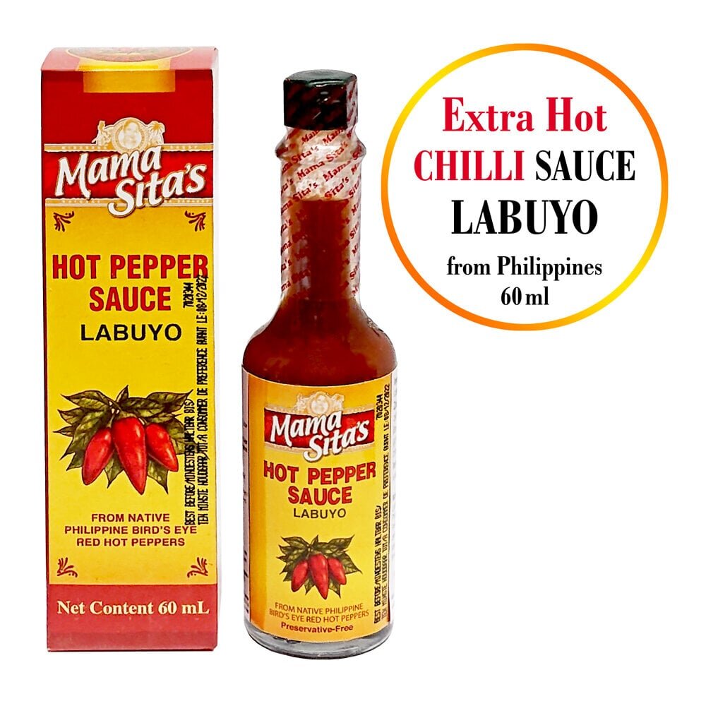 Kuum (extra) piprakaste LABUYO - Hot Pepper Sauce LABUYO, Mama Sitas Brand, 60 ml hind ja info | Kastmed | kaup24.ee