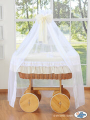 Beebivoodi Wicker drape crib Deluxe - Bellamy cream hind ja info | Beebivoodid | kaup24.ee