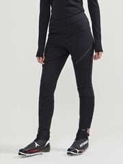 Женские тренировочные брюки Craft Glide Wind Tights W, черные цена и информация | Спортивная одежда женская | kaup24.ee