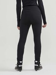 Женские тренировочные брюки Craft Glide Wind Tights W, черные цена и информация | Спортивная одежда женская | kaup24.ee