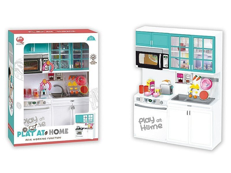Mänguköök koos tarvikutega "Play at Home", 3+ hind ja info | Tüdrukute mänguasjad | kaup24.ee
