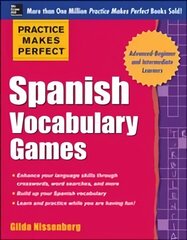 Practice Makes Perfect Spanish Vocabulary Games hind ja info | Võõrkeele õppematerjalid | kaup24.ee