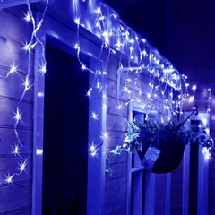 700 LED-pirniga professionaalne õue valguskett Jääpurikad Brosberg, 21 m, sinine hind ja info | Jõulutuled | kaup24.ee