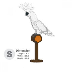 Конструктор Jekca, ST19MA17, Большой Белохохлый Какаду, 680 шт. цена и информация | Конструкторы и кубики | kaup24.ee