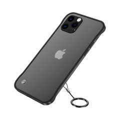 iPhone 13 Pro (6,1″) raamita läbipaistev ümbris – Must цена и информация | Чехлы для телефонов | kaup24.ee