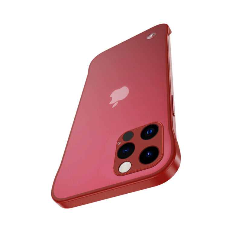 iPhone 13 Pro Max (6,7″) raamita läbipaistev ümbris – Punane hind ja info | Telefoni kaaned, ümbrised | kaup24.ee