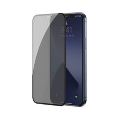 iPhone 12 Pro Max (6,7″) Anti-Spy täisekraani kaitseklaas (10D) hind ja info | Ekraani kaitsekiled | kaup24.ee