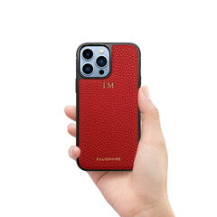 Zillionaire Pebbled кожаный чехол для iPhone 13 (6,1″) — Красный цена и информация | Чехлы для телефонов | kaup24.ee