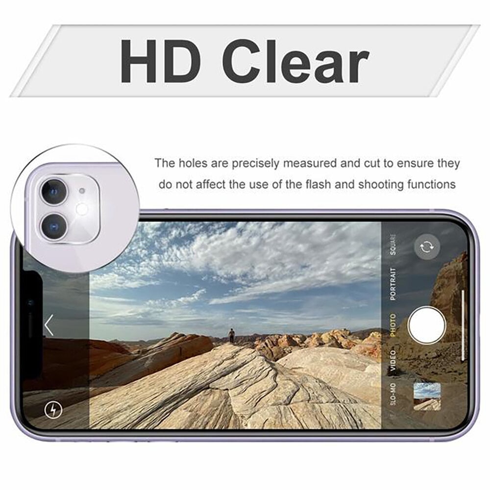iPhone 11 (6,1″) Kaamera Kaitseklaas hind ja info | Ekraani kaitsekiled | kaup24.ee