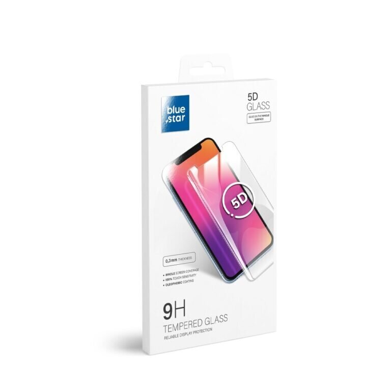 Blue Star 5D iPhone 13 Mini (5,4″) täisekraani kaitseklaas 9H цена и информация | Ekraani kaitsekiled | kaup24.ee