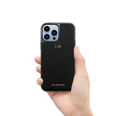 Zillionaire Pebbled кожаный чехол для iPhone 13 (6,1″) — Черный цена и информация | Чехлы для телефонов | kaup24.ee