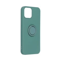 Силиконовый чехол Forcell Ring для iPhone 13 Pro Max (6,5″) — Зеленый цена и информация | Чехлы для телефонов | kaup24.ee