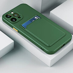 Чехол Card для iPhone 13 Pro Max (6,7″) — Зеленый цена и информация | Чехлы для телефонов | kaup24.ee
