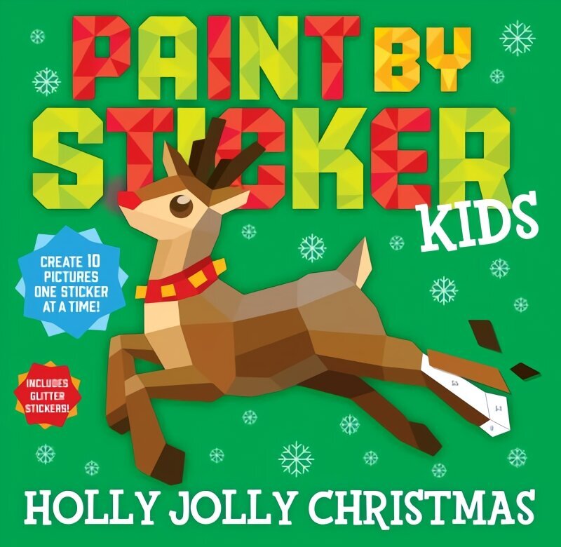 Paint by Sticker Kids: Holly Jolly Christmas hind ja info | Noortekirjandus | kaup24.ee