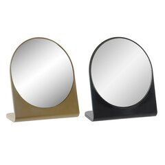 Peegel koos kinnituskronsteiniga DKD Home Decor must kuldne ABS (17 x 7 x 19.5 cm) (2 pcs) hind ja info | Peeglid | kaup24.ee