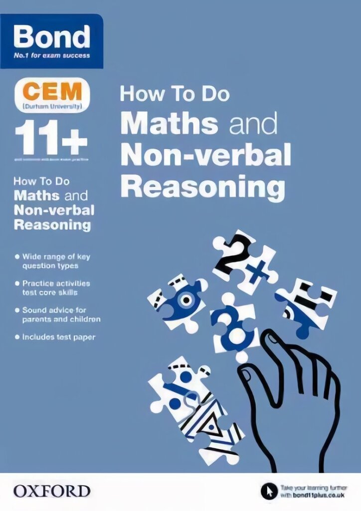 Bond 11plus: CEM How To Do: Maths and Non-verbal Reasoning hind ja info | Noortekirjandus | kaup24.ee
