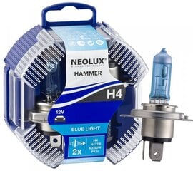 Neolux H4 Blue Light 4008321756824 галогенные лампы цена и информация | Автомобильная ксеноновая лампа D2R 6000К (Китай) | kaup24.ee