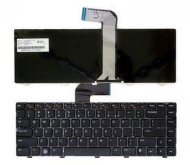 Клавиатура DELL Inspiron 14R: 3420, 3520, 5520, 7520, N5040, N5050, L502x цена и информация | Клавиатура с игровой мышью 3GO COMBODRILEW2 USB ES | kaup24.ee