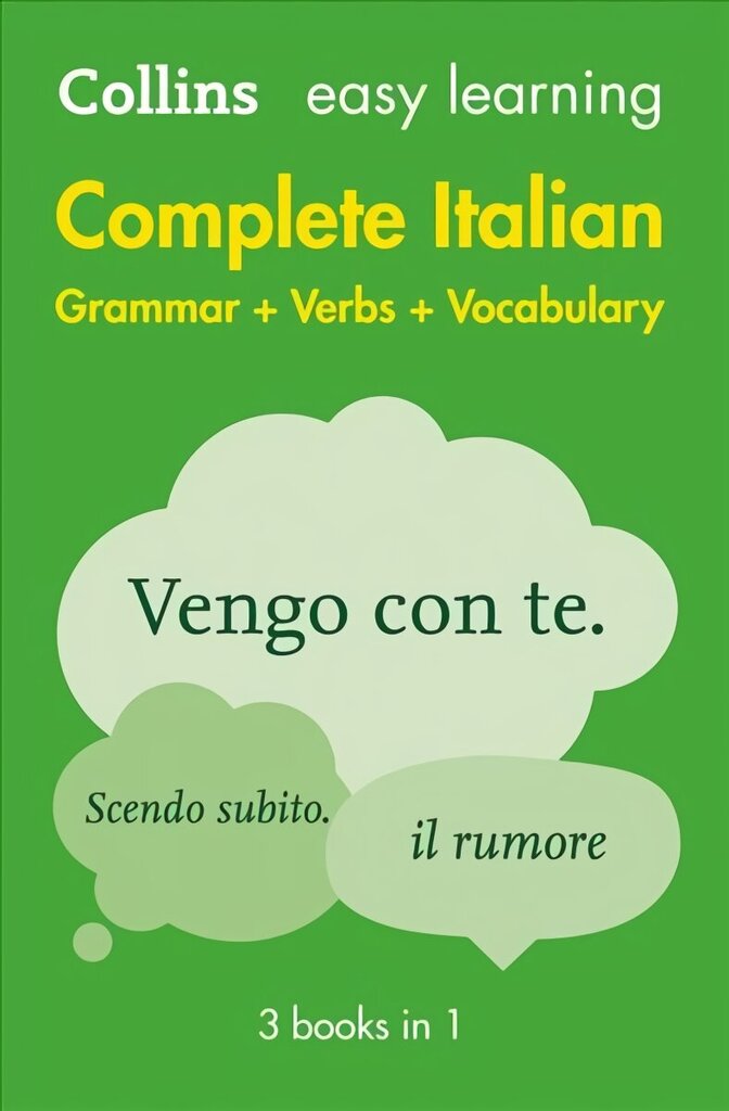Easy Learning Italian Complete Grammar, Verbs and Vocabulary (3 books in 1): Trusted Support for Learning 2nd Revised edition, Easy Learning Italian Complete Grammar, Verbs and Vocabulary (3 Books in 1) hind ja info | Noortekirjandus | kaup24.ee