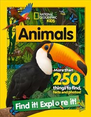 Animals Find it! Explore it!: More Than 250 Things to Find, Facts and Photos! цена и информация | Книги для подростков и молодежи | kaup24.ee