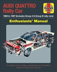 Audi Quattro Rally Car Enthusiasts' Manual: 1980 to 1987 (includes Group 4 & Group B rally cars) цена и информация | Книги о питании и здоровом образе жизни | kaup24.ee
