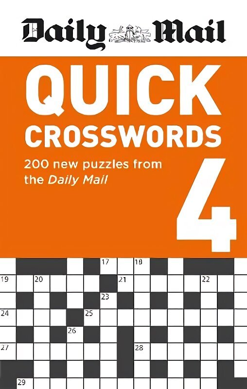 Daily Mail Quick Crosswords Volume 4: 200 new puzzles from the Daily Mail hind ja info | Tervislik eluviis ja toitumine | kaup24.ee