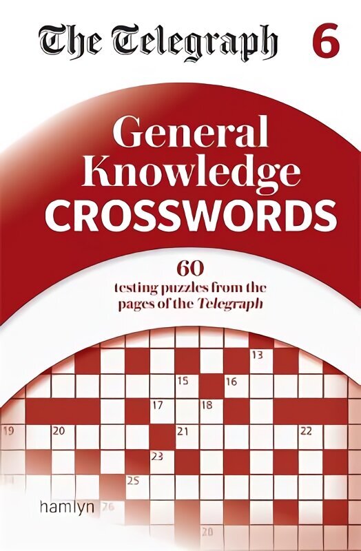 Telegraph General Knowledge Crosswords 6 hind ja info | Tervislik eluviis ja toitumine | kaup24.ee